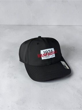 Black 1924 Warning Patch Baseball Cap